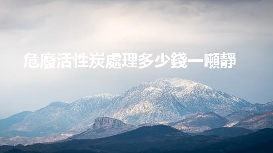危廢活性炭處理多少錢一噸靜悄悄地拆卸：專業(yè)化工領(lǐng)域的新探索