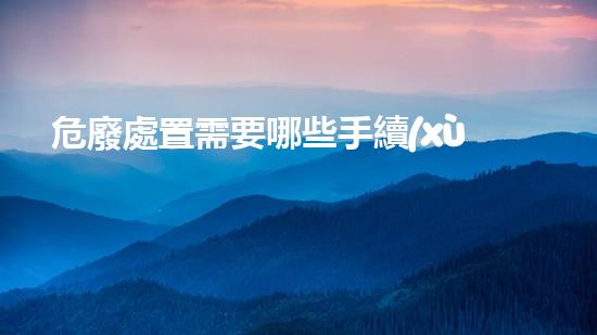 危廢處置需要哪些手續(xù)挑戰(zhàn)與未來(lái)：重塑危險(xiǎn)廢物處理的創(chuàng)新路徑