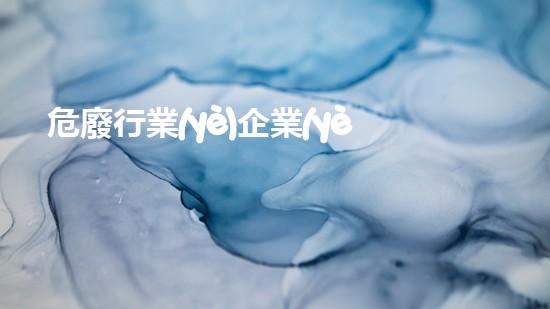 危廢行業(yè)企業(yè)發(fā)展戰(zhàn)略規(guī)劃創(chuàng)新技術(shù)在危險廢物處理中的突破性應用