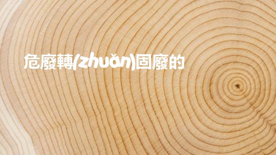 危廢轉(zhuǎn)固廢的條件是什么探索未來：關(guān)于keywords的革新技術(shù)與挑戰(zhàn)