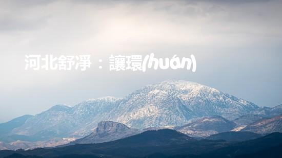 河北舒凈：讓環(huán)保更簡單